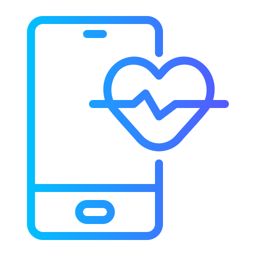 Mobile health icon